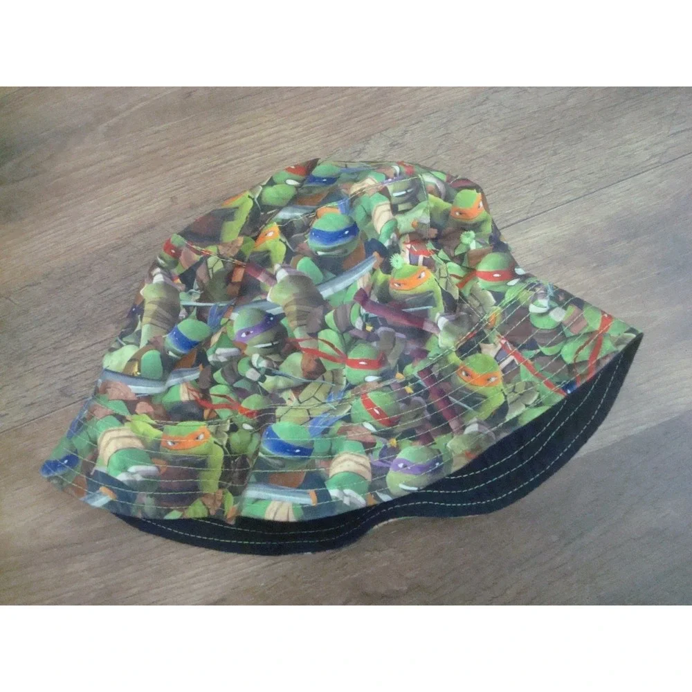 KIDS TEENAGE NINJA TURTLES MUTANT BUCKET FLOPPY  HAT CAP DEADSTOCK‎  VINTAGE TT3
